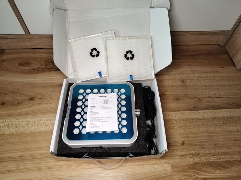 Pochłaniacz pyłu do paznokci / manicure .  Filtry