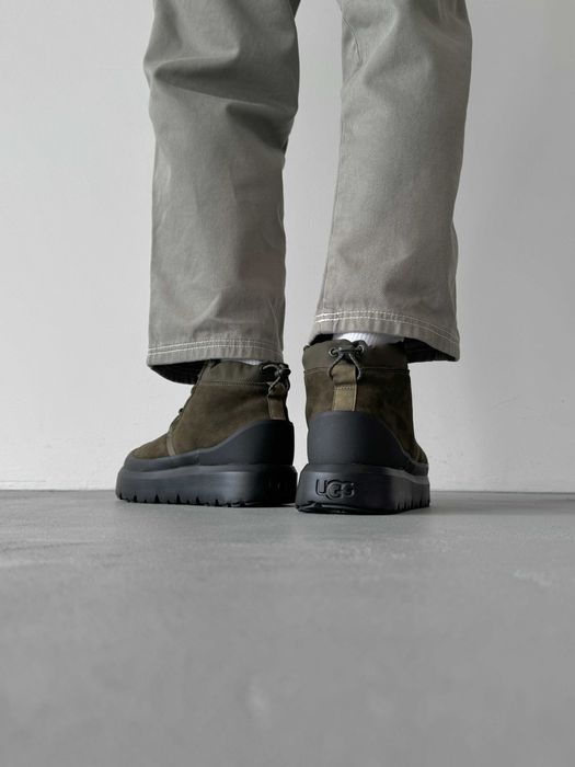 Уггі UGG Neumel Hybrid Khaki premium натуральні замша та овчина