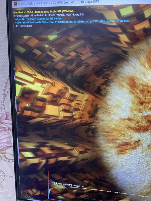 Відеокарта Asus 570 Strix EX 4gb гарний стан!