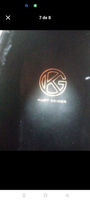 Sapatos homem Kurt Geiger (marca inglesa ), mocassim preto 42