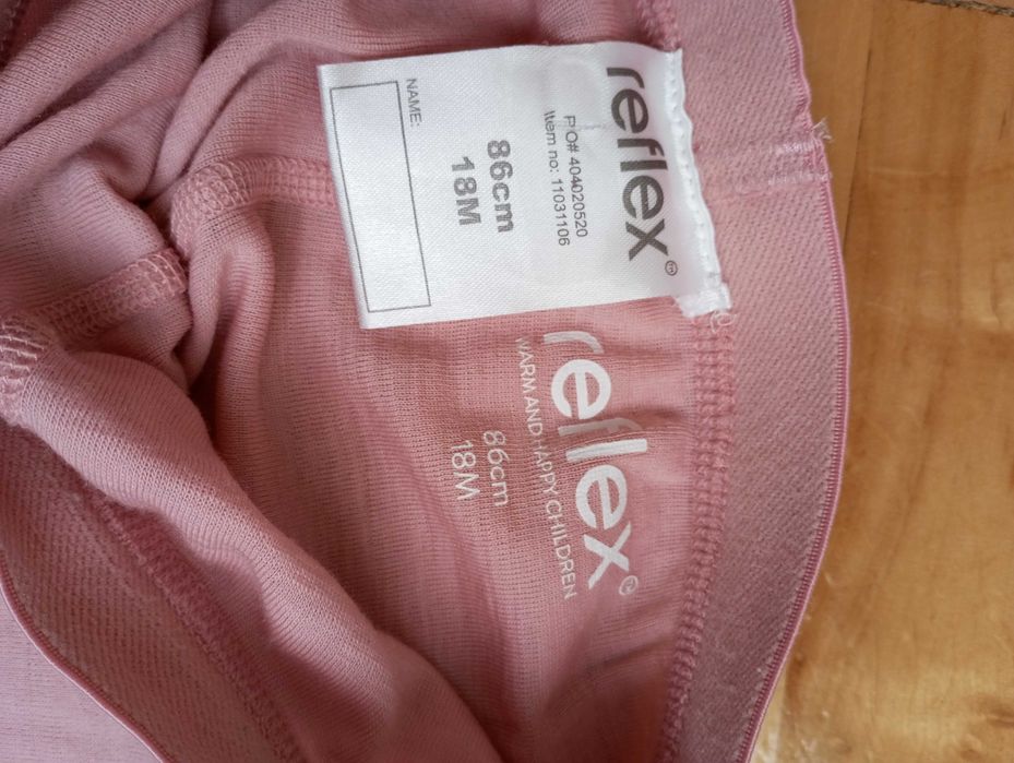 Reflex legginsy niemowlęce 100% Merino rozm.86/18mies.