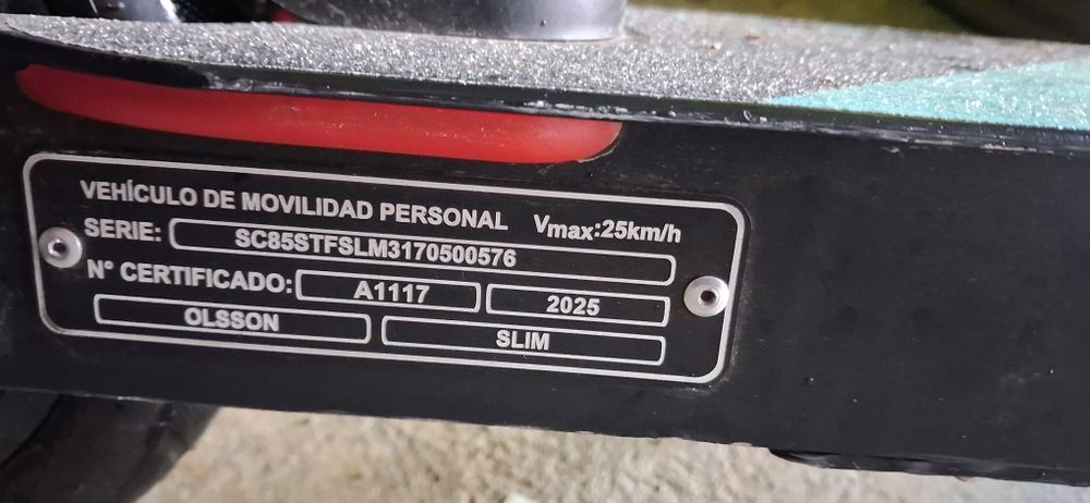 Trotinete eletrica Olsson Slim Fresh