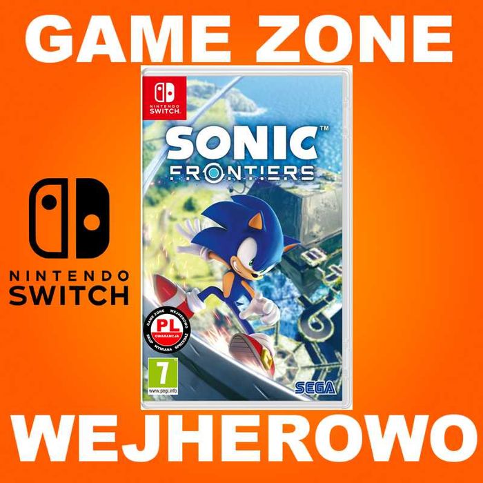 SONIC Frontiers PL Nintendo SWITCH + Lite + Oled = Wejherowo