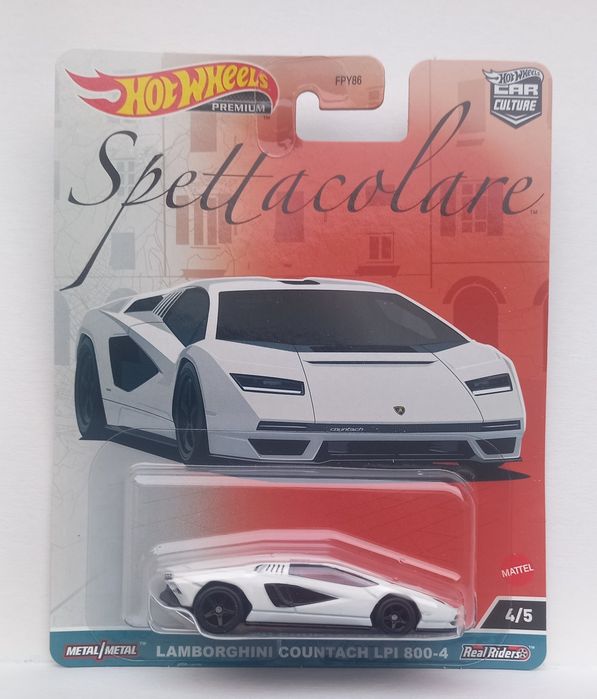 Lamborghini countach rodas de borracha