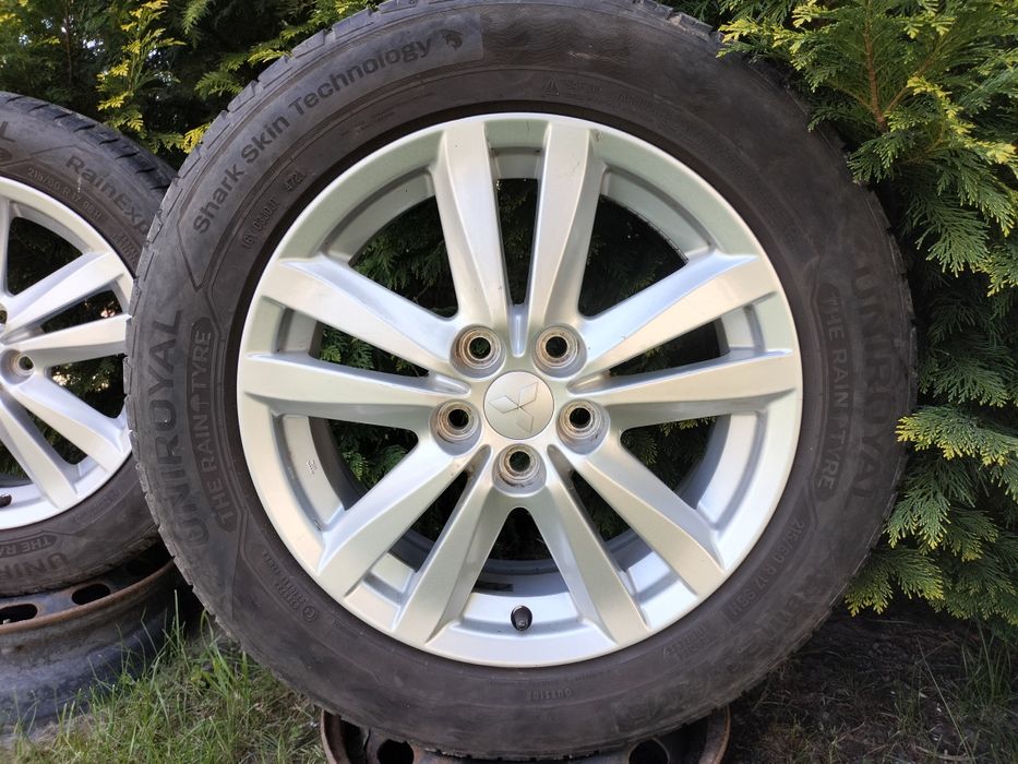 Felgi Oryginał Mitsubishi Outlander Asx 6,5x17 ET46 5x112 Opony lato