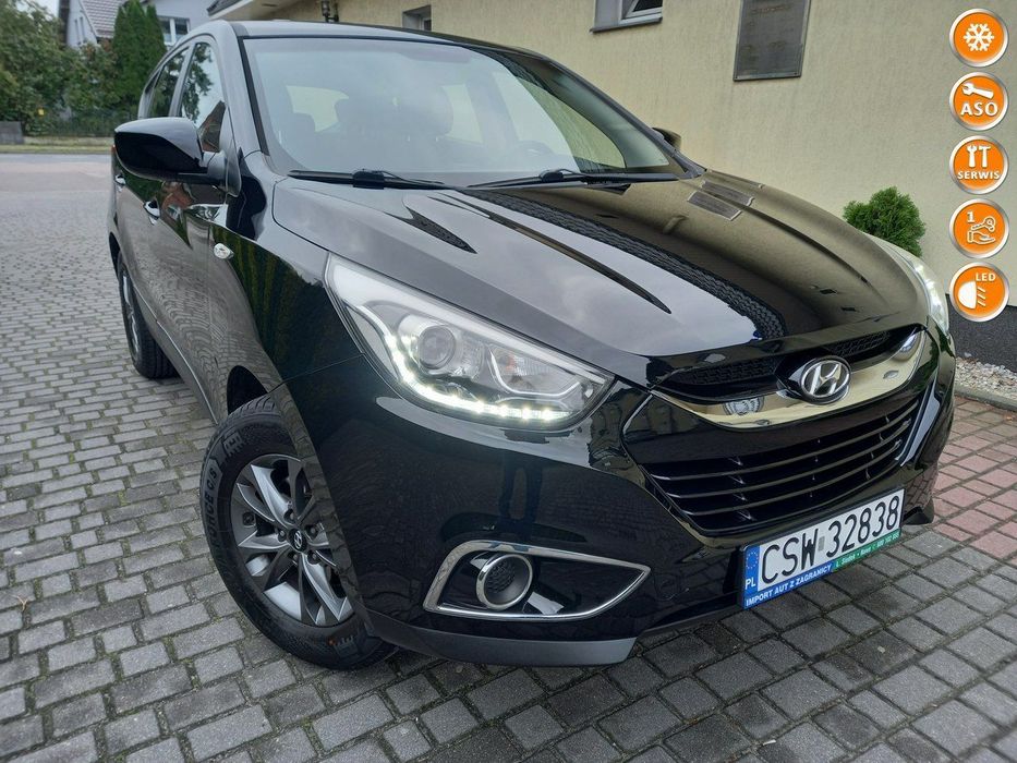 Hyundai ix35 1.6Benz 135KM Lift Ledy Serwis ASO Do Końca Nowe Opony Zarejestrowany