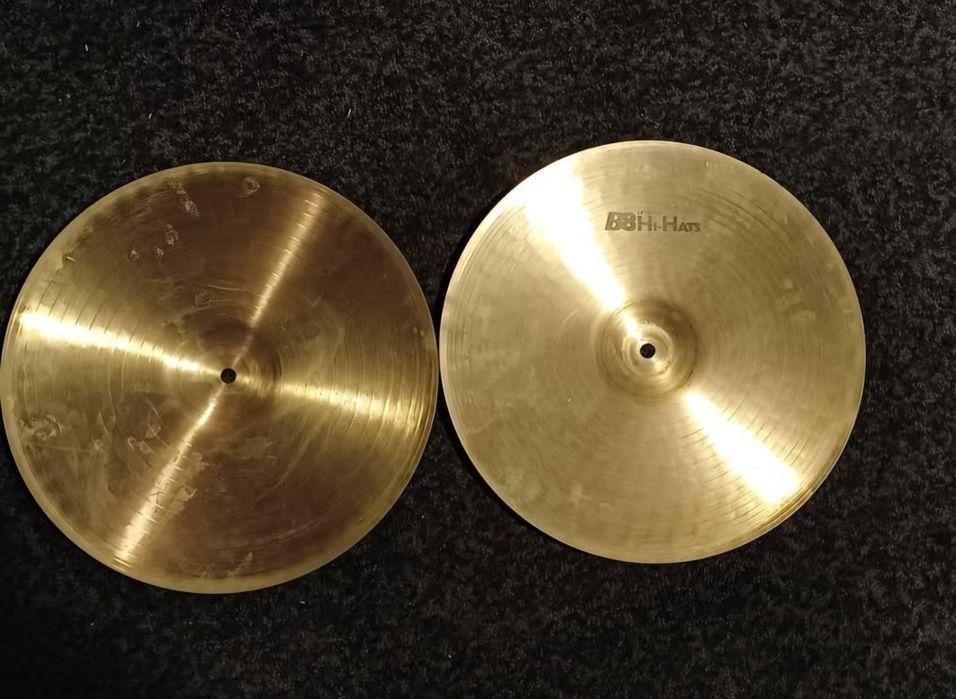 Pratos Sabian b8 14" hit-hat + Tripé Mapex