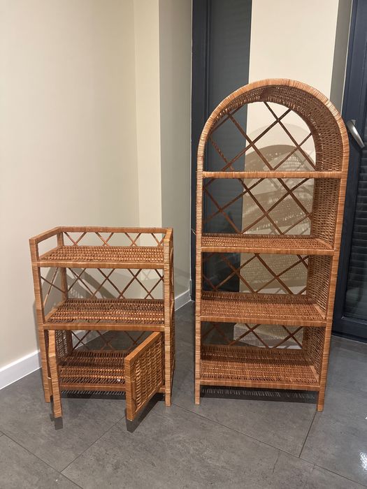 Meble wiklinowe ratan regał szafka