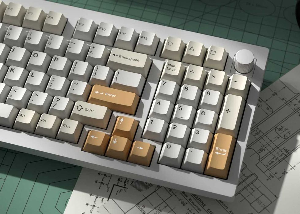 Кейкапи Keychron Camel (PBT пластик, Cherry профіль)