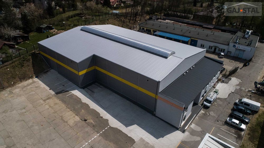Hala ocieplana 1350 m2 30x45x5