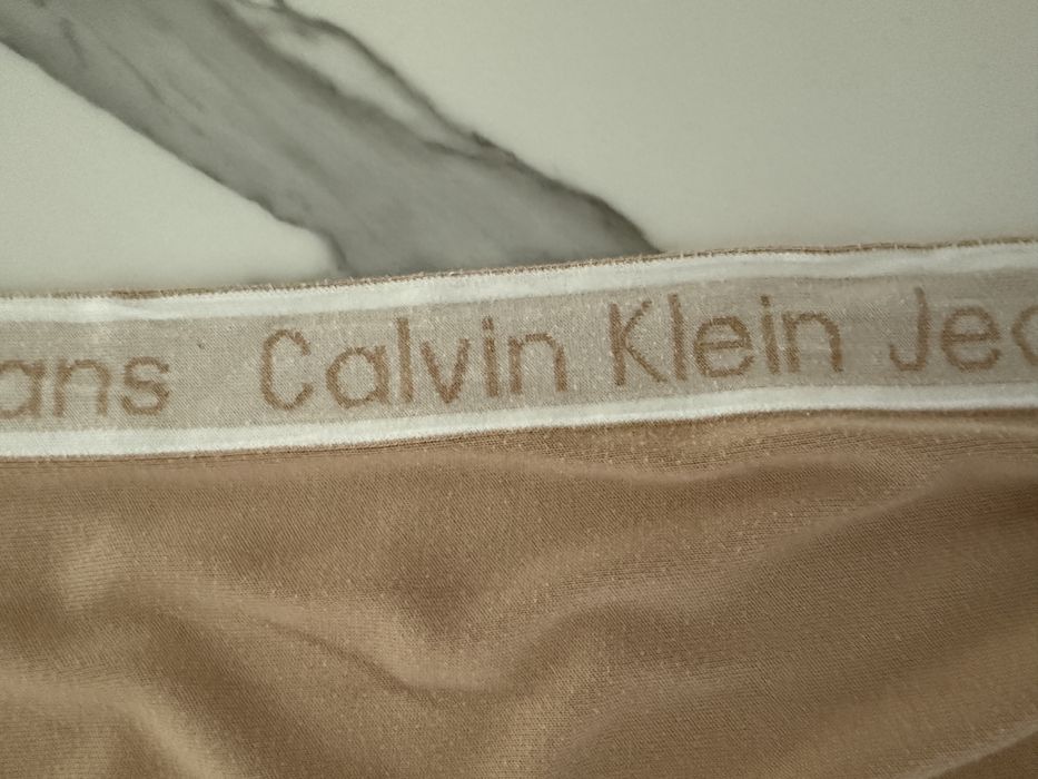 Calvin Klein Jeans spodnie dzianinowe sportowe 36/S