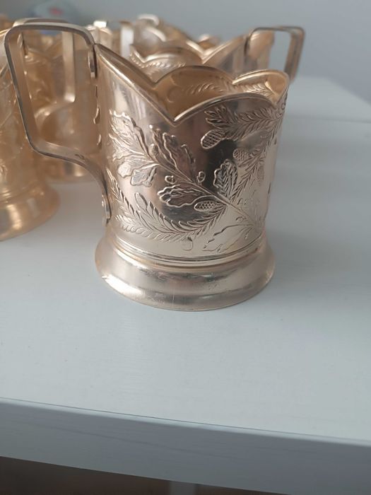 Koszyczki na szklanki vintage