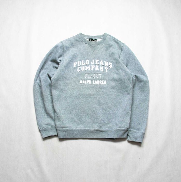 Ralph Lauren distressed logo bluza M loose fit