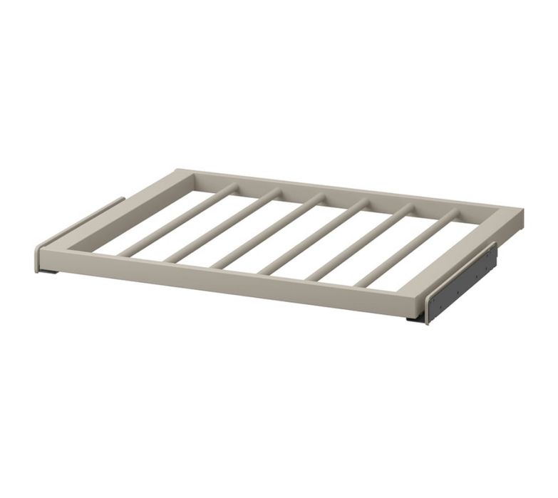 Komplement calceiro extraivel IKEA beje acinzentado