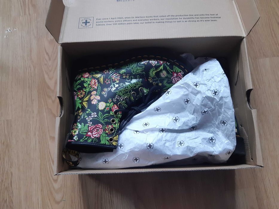 Dr. Martens - kolorowe skórzane buty, nowe. rozmiar 36