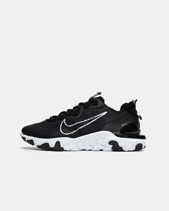 Чоловічі кросівки Nike React Vision "Black/White" v2. Розміри 40-45