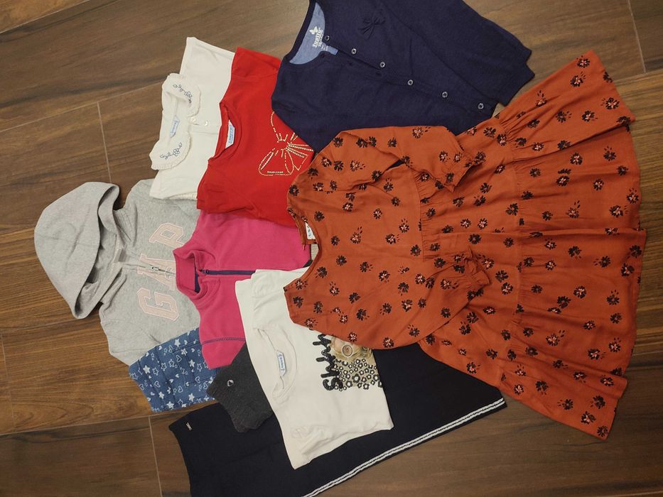Zestaw dla dziewczynki Mayoral, Zara, Coccodrillo, GAP, 5-10-15 r. 104
