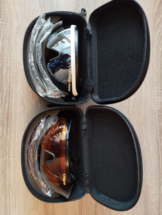 NIŻSZA CENA Gogle/Okulary narciarskie biegowe, nowe ONE WAY