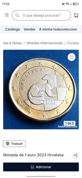 Moeda 1e estado nova