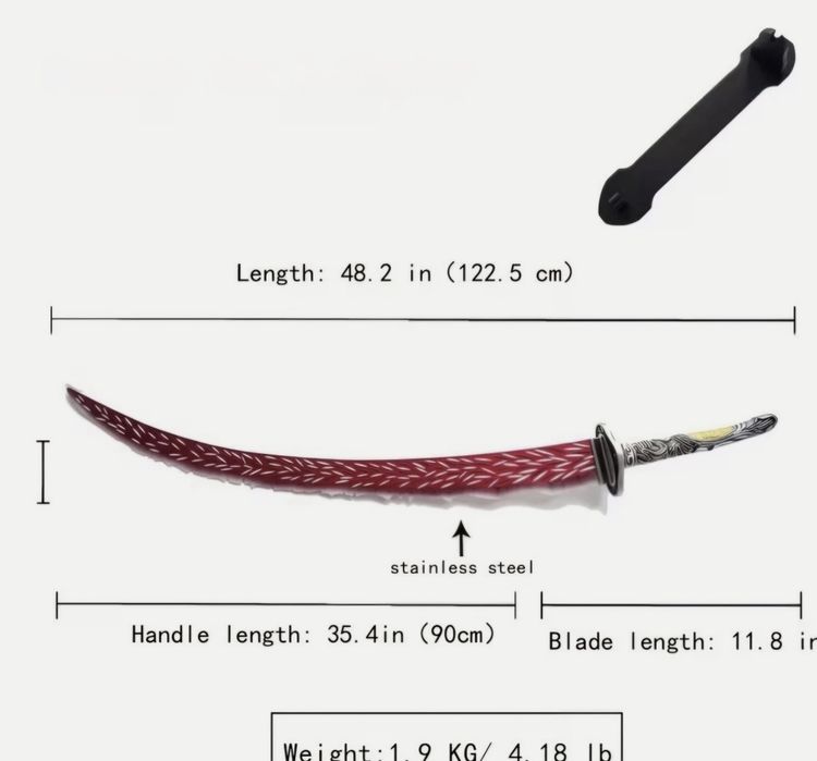 !!Miecz dekoracyjny Dragon-Hunter’s Great Katana z gry Elden Ring PREMIUM!!