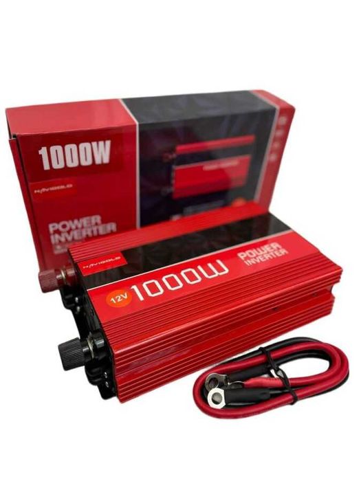 Преобразователь напряжения 1000/2000W Инвертор 12V/220v