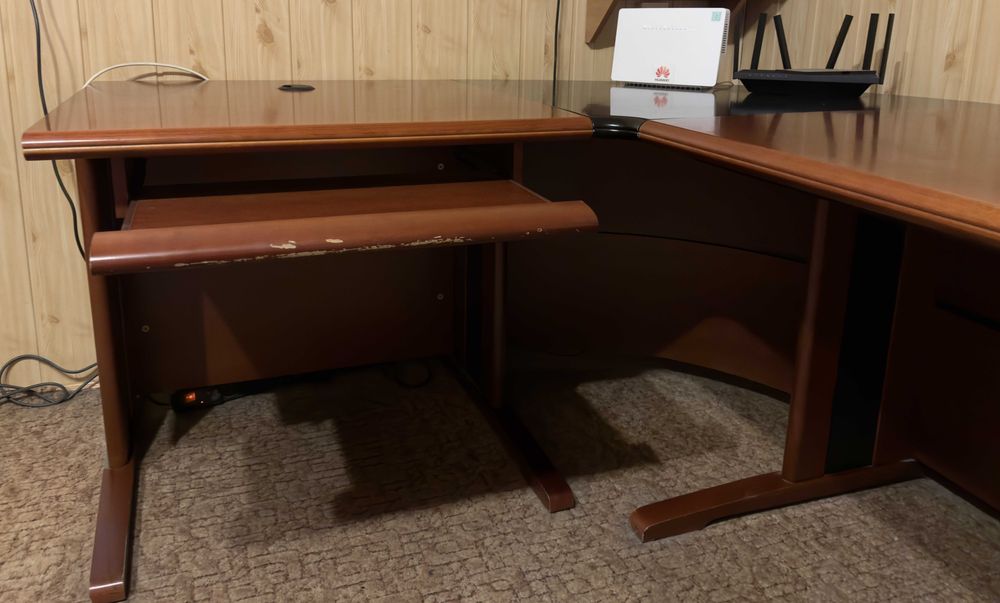 Duże biurko narożne