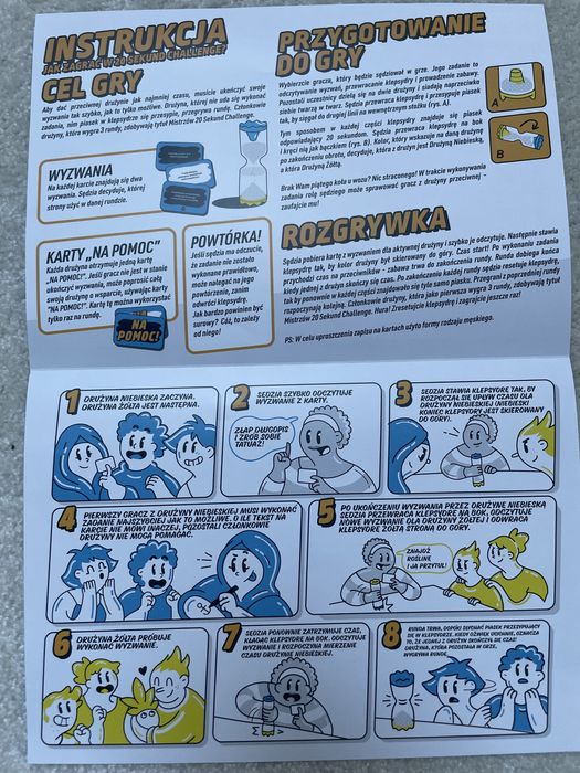 Gra 20 sekund challenge NOWA