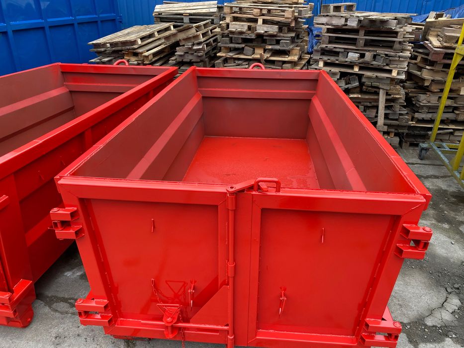 Kontenery typu hakowiec KP 7 otwarty odpady śmietnik recykling