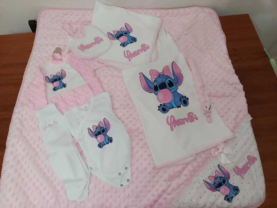 Roupas de bebé pintadas