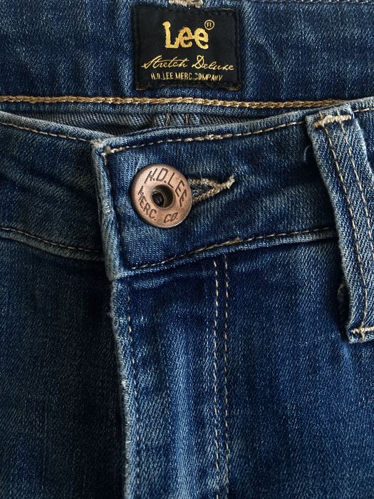 Jeansy skinny Lee z niskim stanem 36