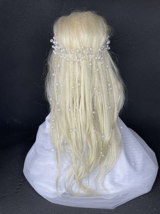 Вінок віночок зачіску прикраса волося украшение голову перлин гілочка