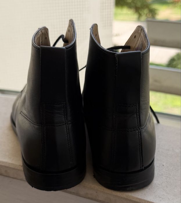Bota calfe preto unissexo - Colégio Militar