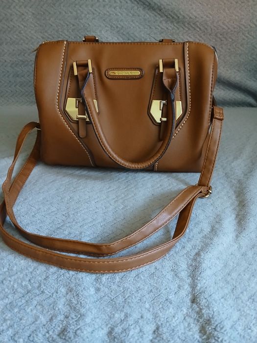 Torebka do ręki  brązowa