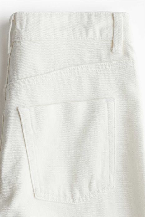 Spodnie dżinsowe 38 nowa kolekcja Wide High Jeans białe PROMOCJA