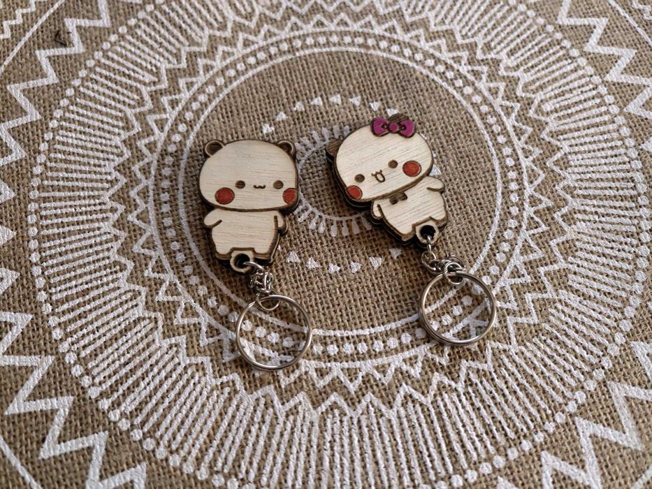Bubu Dudu - Personalizowany wieszak na klucze, keyholder, breloki
