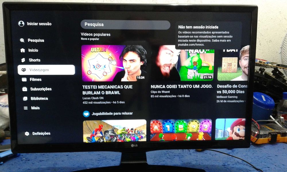 Vendo Smart TV Led LG de 24 polegadas