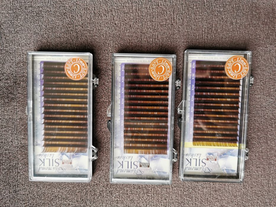 Rzęsy magnitica lashes Diamond silk lashes dark Brown brązowe rzęsy