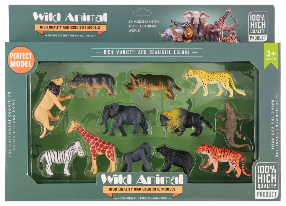 Zwierzęta Dzikie 12 Szt. Mega Creative 570715. Mega Creative