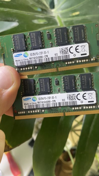Оперативная память Samsung 16GB (2×8GB) DDR4 SO-DIMM 2133MHz для ноутбука