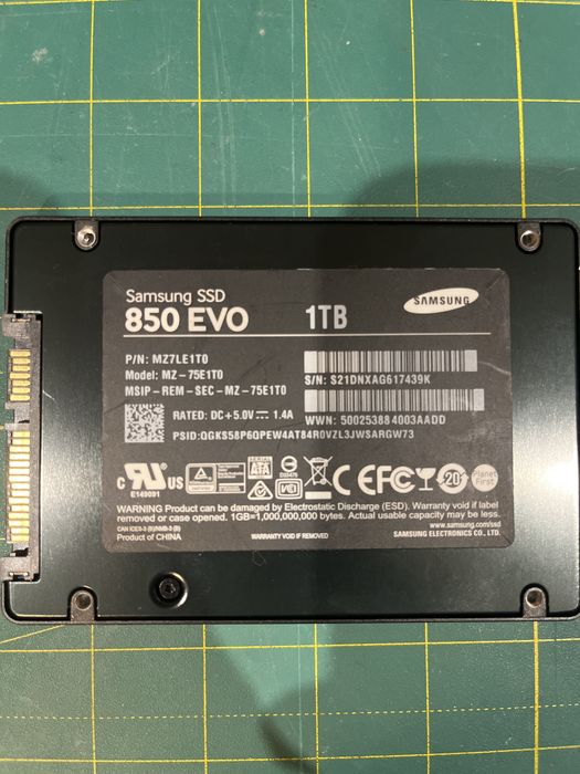 SSD 1Tb sata Samsung 850 EVO