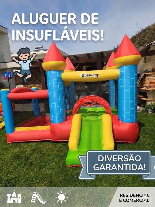 Venda ou aluguer de insufláveis
