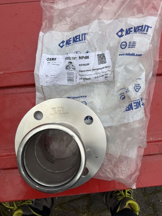 KE KELIT STEEL FIX NP486 DN65 przejscie kolnierzowe inox PN10 nowy