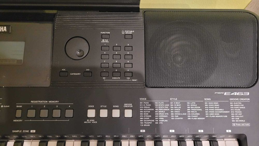 Keybord firmy Yamaha
