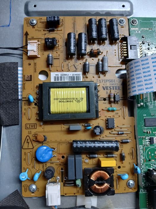 PEÇAS - TV LED 24" - Orima OR24265 (Vestel) - Fonte 17IPS61-3