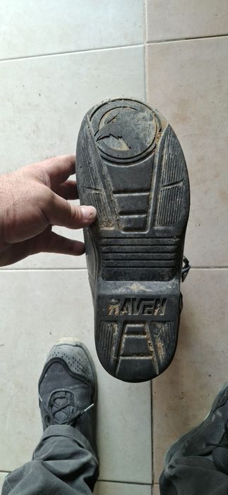 Botas de moto cross e cervical