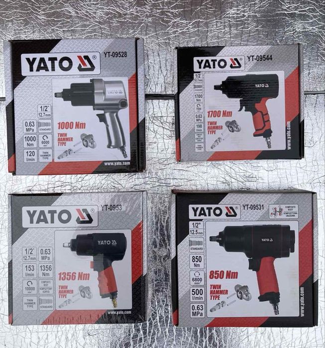 Гайковерт 1700 Нм YATO YT-09544 - 2995грн yt-0953 - 6699