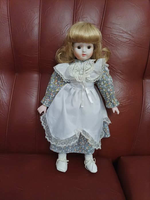 Conjunto, de bonecas de porcelana.