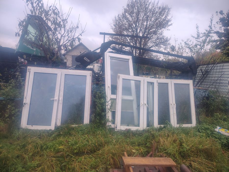 Okna plastikowe z demontarzu.