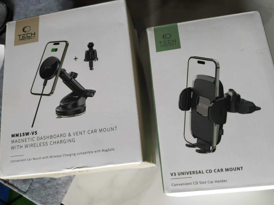 MM15W-V5 Tech Protect uchwyt ładowarka 15 watt bezprzewodowa