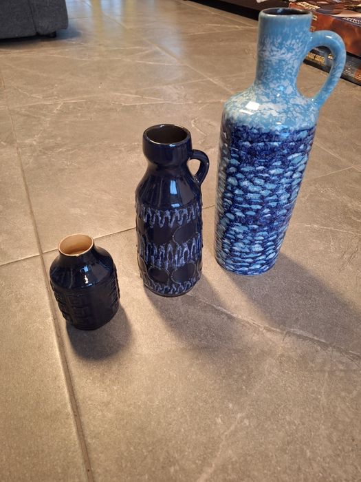 Zestaw wazonow ceramicznych dzbankow wazon dzbanek vintage